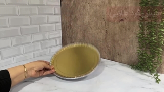 دیس گرد سه لایه قطر ۲۷ طلایی