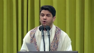 مدیحه‌ سرائی آقای محمد النجامی در دیدار مداحان با رهبر انقلاب - میلاد حضرت زهرا(س) ۱۴۰۳/۱۰/۲