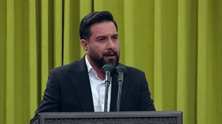 مدیحه‌ سرائی آقای اتابک عبداللهی در دیدار مداحان با رهبر انقلاب، میلاد حضرت زهرا(س) ۱۴۰۳/۱۰/۲