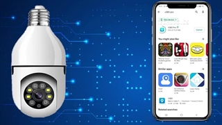 دوربین مداربسته لامپی مخفی 360 درجه با کیفیت HD
