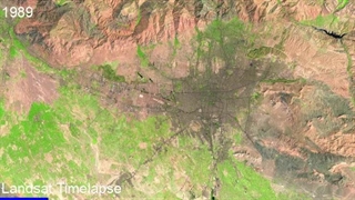 تغییرات شهر تهران در گذر زمان با استفاده از تصاویر ماهواره ای لندست