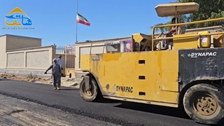 آغاز آسفالت معابر روستای بندینی زرآباد