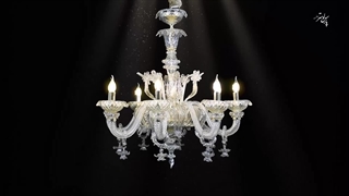 لوستر مورانو یک طبقه پارس لوستر فراهانی کد 7193