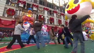 ENHYPEN performs "Keep Swimming Through" at the Macy's Thanksgiving Parade