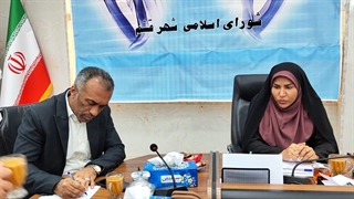 جلسه شورای اسلامی شهر قشم با حضور مدیر کل ورزش و جوانان هرمزگان