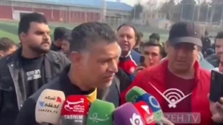 علی دایی با تانک از روی دبیر رد شد!