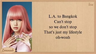 لیریک آهنگ lifestyle از لیسا