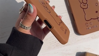 قاب گوشی آیفون هلو کیتی چرمی