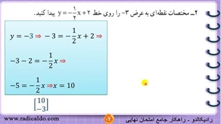 حل گام به گام کار در کلاس ۲ صفحه ۱۰۰ ریاضی نهم