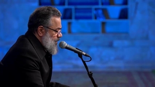 مدح امیرالمومنین(ع) آغاز کردم شعر خود را با دو چشم تر، علی -  محمود کریمی