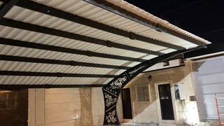 نصب سایبان ماشین تاراز و سایبان متحرک