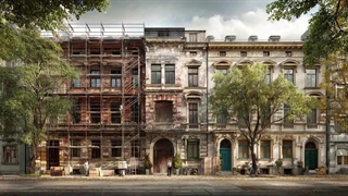 بازسازی نمای ساختمان قدیمی