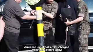 Jimin and jungkook are discharged from the military finally!