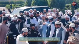 سرودی زیبا در وصف شیخ الاسلام مولانا عبدالحمید و استقبال گسترده در هرات افغانستان پس از بازگشت از سفر معنوی حج